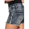Cipo & Baxx Damen Shorts WK158 Blau W28