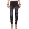 Cipo & Baxx slim fit Jeans Damen Stonewashed WD383 Black W28/L32