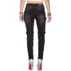 Cipo & Baxx Damen Jeans WD383 Schwarz W27/L34