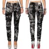 Cipo & Baxx Damen Jeans WD397 Schwarz W27/L32