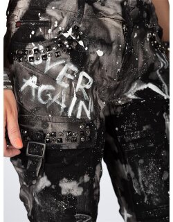 Cipo & Baxx straight fit Jeans Damen Mid Waist WD397 Black W27/L34