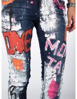 Cipo & Baxx Slim Fit Jeans Damen WD399 Blue W28/L32