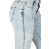 Cipo & Baxx Damen Jeans WD408 Hellblau W27/L32