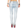 Cipo & Baxx Damen Jeans WD408 Hellblau W32/L32