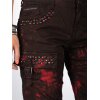 Cipo & Baxx Damen Jeans WD385 Bordeaux W25/L32