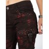 Cipo & Baxx Damen Jeans WD385 Bordeaux W25/L32