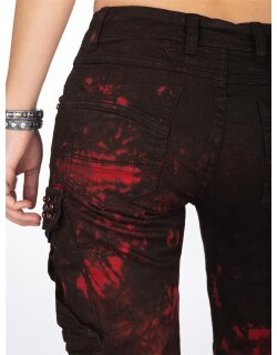 Cipo & Baxx Damen Jeans WD385 Bordeaux W28/L34