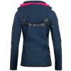 Geographical Norway Regular Fit Allwetterjacke Damen Ohne Waschung  Reine Lady Navy S
