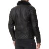 Reichstadt Herren Jacke Schwarz - RS008 PU - Black Zipper M