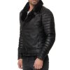 Reichstadt Herren Jacke Schwarz - RS008 PU - Black Zipper M