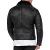Reichstadt Slim Fit Echtlederjacke Herren Black Zipper RS008LUX Black M