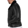 Reichstadt Slim Fit Echtlederjacke Herren Black Zipper RS008LUX Black M
