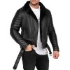 Reichstadt Slim Fit Echtlederjacke Herren Black Zipper RS008LUX Black M