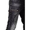 Cipo & Baxx Regular Fit Jeans Herren Stonewashed  CD296 Black W40/L30