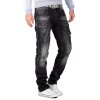 Cipo & Baxx Herren Jeans CD296 Schwarz W30/L32