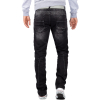 Cipo & Baxx Herren Jeans CD296 Schwarz W38/L32