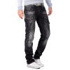 Cipo & Baxx Herren Jeans CD296 Schwarz W38/L32