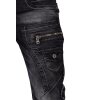 Cipo & Baxx Regular Fit Jeans Herren Stonewashed  CD296 Black W42/L34