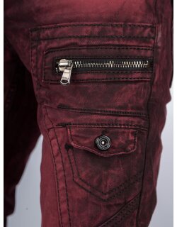 Cipo & Baxx Herren Jeans CD296 Bordeaux W40/L30
