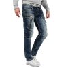 Cipo & Baxx Regular Fit Jeans Herren Stonewashed  CD296 Blue W30/L32