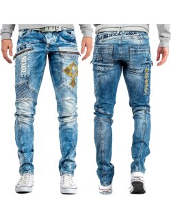 Cipo & Baxx Regular Fit Jeans Herren Stonewashed...