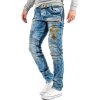 Cipo & Baxx Regular Fit Jeans Herren Stonewashed CD293 Blue W38/L32