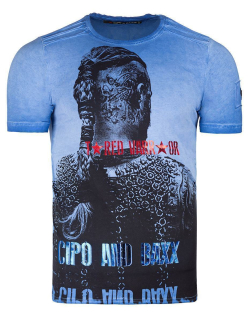 Cipo & Baxx Herren T-Shirt CT412 Blau M