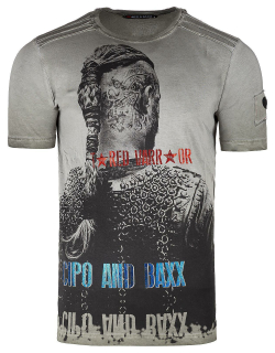 Cipo & Baxx Herren T-Shirt CT412 Grün S