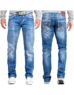 Cipo & Baxx regular fit Jeans Herren Stonewashed...