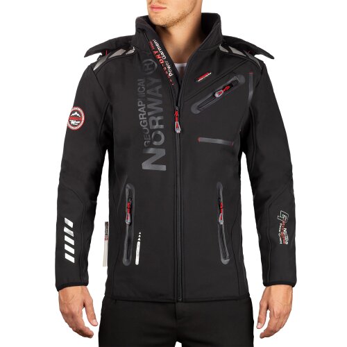 Geographical Norway Regular Fit Jacke Herren Ohne Waschung  Royaute Men ASSORT Black XXXL