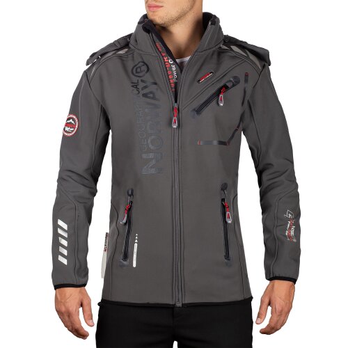 Geographical Norway Regular Fit Jacke Herren Ohne Waschung  Royaute Men ASSORT Dark Grey XXL