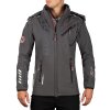 Geographical Norway Regular Fit Jacke Herren Ohne Waschung  Royaute Men ASSORT Dark Grey XXL