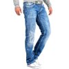Cipo & Baxx regular fit Jeans Herren Stonewashed C0595 Blue W32/L34