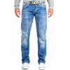 Cipo & Baxx regular fit Jeans Herren Stonewashed C0595 Blue W36/L34
