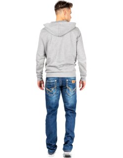 Cipo & Baxx Regular Fit Jeans Herren Stonewashed  C0688 Blue W33/L36