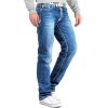 Cipo & Baxx Regular Fit Jeans Herren Stonewashed  C0688 Blue W34/L36