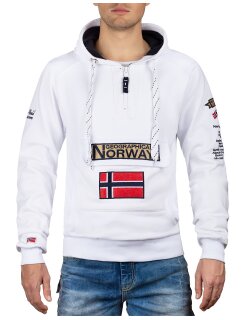 Geographical Norway Herren Pullover Gymclass White S