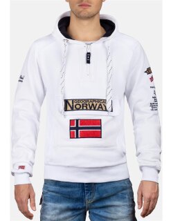 Geographical Norway Regular Fit Hoodie Herren Gymclass Men White S