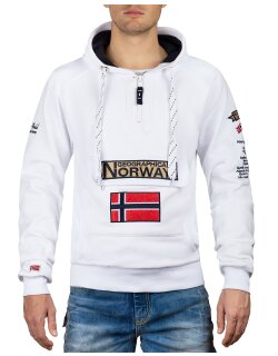 Geographical Norway Herren Pullover Gymclass White L