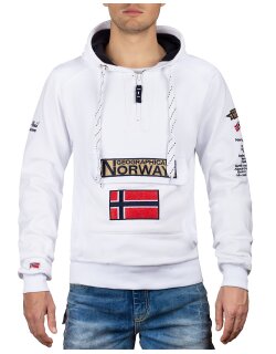 Geographical Norway Herren Pullover Gymclass White XL