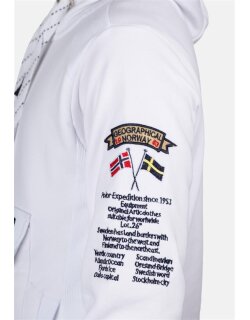 Geographical Norway Regular Fit Hoodie Herren Gymclass Men White XL