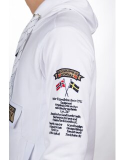 Geographical Norway Regular Fit Hoodie Herren Gymclass Men White XL