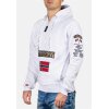 Geographical Norway Regular Fit Hoodie Herren Gymclass Men White XL