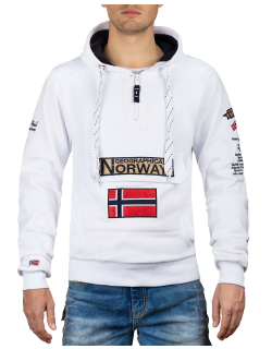 Geographical Norway Herren Pullover Gymclass White XXL