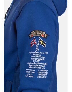 Geographical Norway Regular Fit Hoodie Herren Gymclass Men Blue XL
