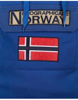 Geographical Norway Regular Fit Hoodie Herren Gymclass Men Blue XL