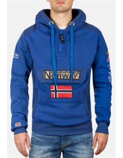 Geographical Norway Regular Fit Hoodie Herren Gymclass Men Blue XL