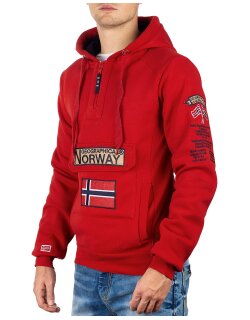 Geographical Norway Regular Fit Hoodie Herren Gymclass Men Red S