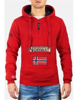 Geographical Norway Regular Fit Hoodie Herren Gymclass Men Red S