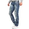 Cipo & Baxx Regular Fit Jeans Herren Stonewashed  C0751 Blue W34/L32